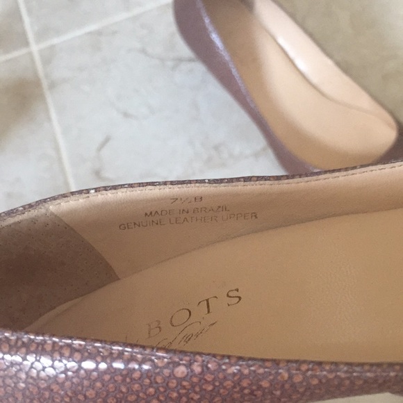 Talbots brown kitten heels - Picture 5 of 7